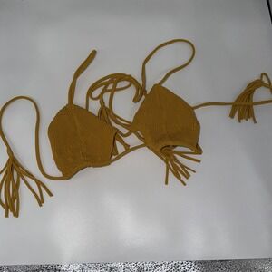 Women's Indah Swim Top Bikini Size Medium M Yellow